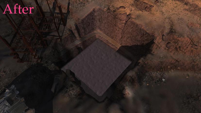 Correcting the height map addon