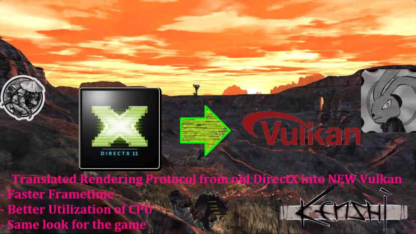 Vulkan-based rendering for Kenshi addon