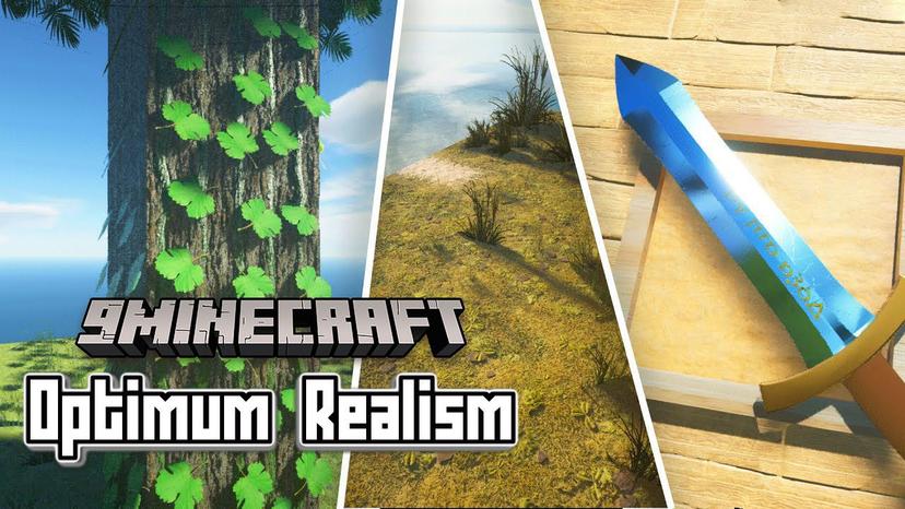 Optimum Realism Resource Pack (1.20.2, 1.20.1, 1.20) - texture pack addon