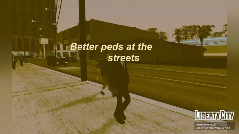 The best pedestrians on fashion streets addon