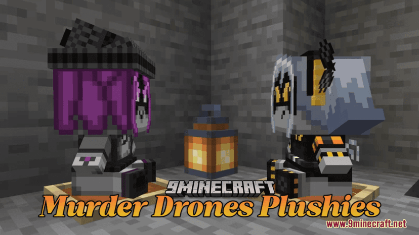 Murder Drones Plushes Resource Pack (1.20.4) - texture pack addon