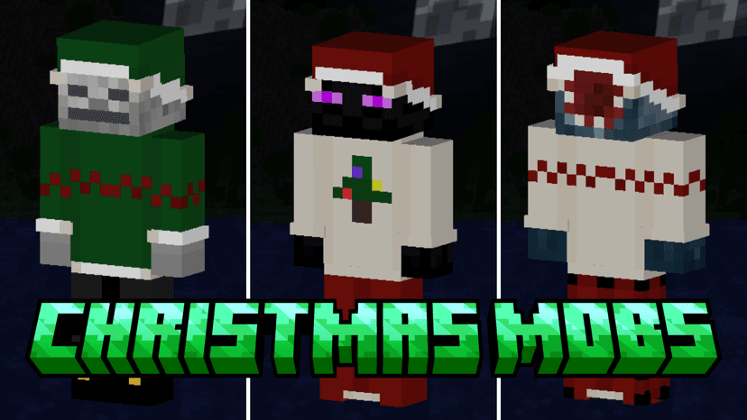 Christmas Mob Skin Pack addon