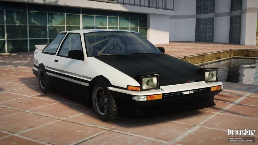 Toyota AE86 2-door mod addon