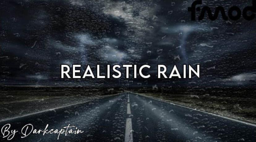 Realistic Rain мод addon