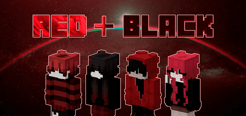 Red + Black Skin Pack addon