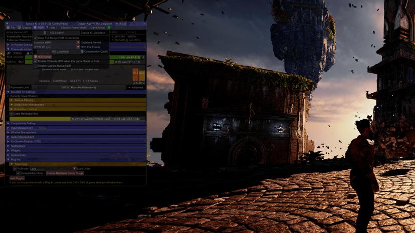 scRGB HDR Reshade and HDR Calibration addon