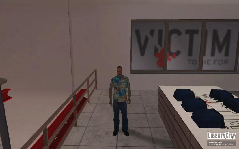 Uma camiseta com dinheiro para a Rússia Criminosa addon