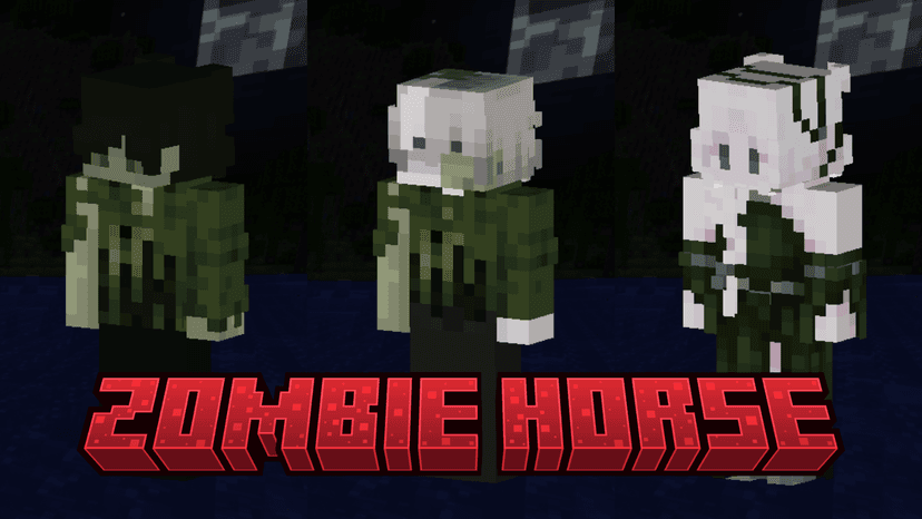 Zombie Horse Skin Pack addon