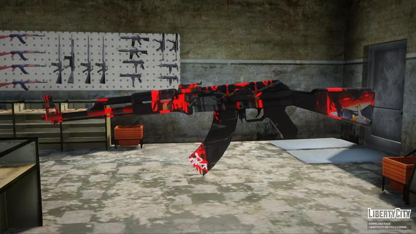 АК-47 Граффити addon