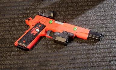 Amogus skin for the 1911 model addon