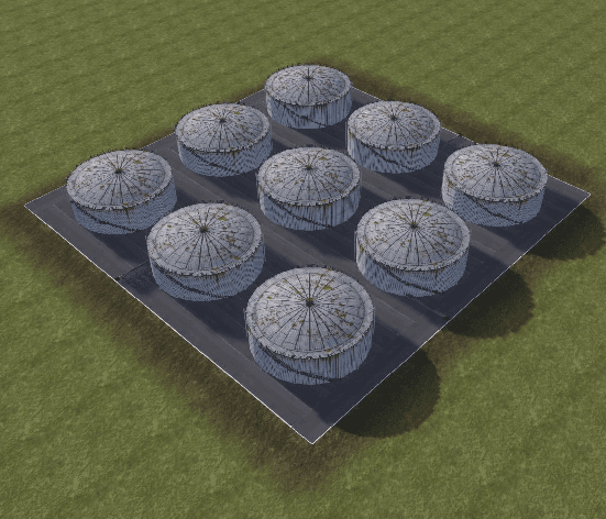 Large oil storage facility addon