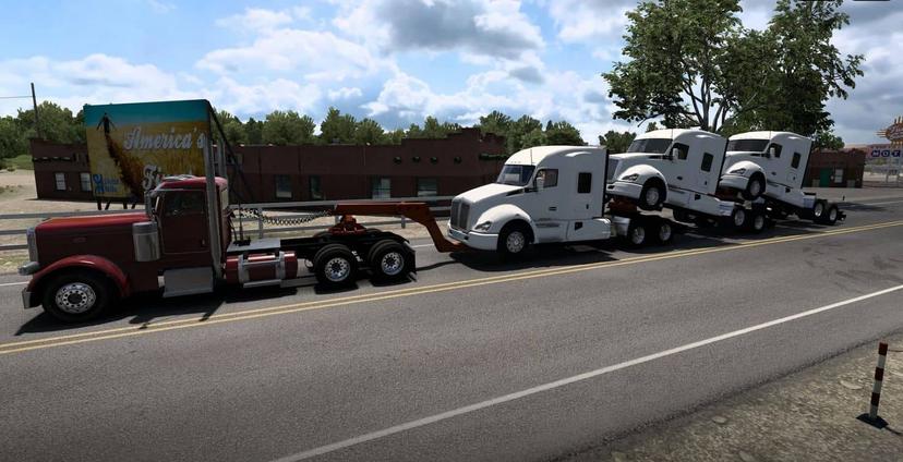 Muitos reboques no fluxo de tráfego addon